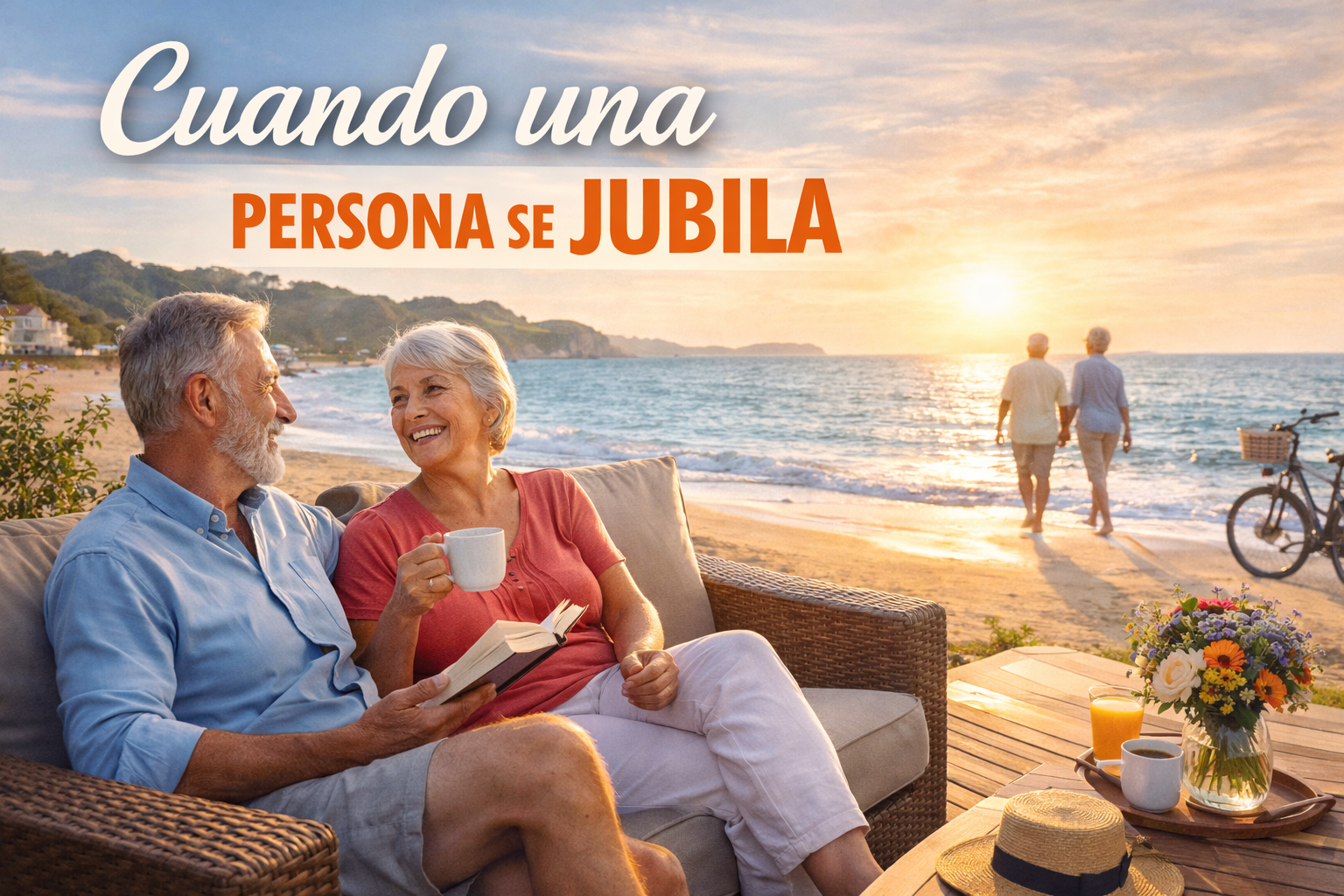 Cuando una persona se jubila.
