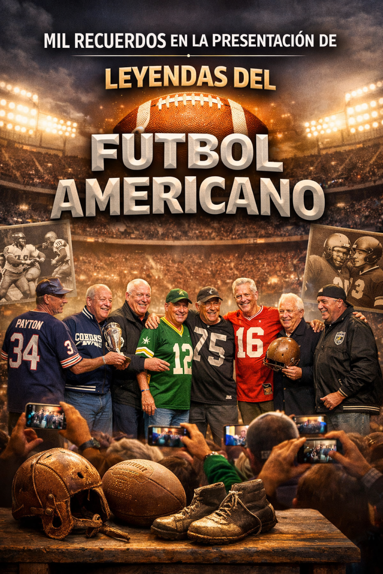 MIL RECUERDOS EN LA PRESENTACION DE “LEYENDAS DEL FUTBOL AMERICANO”