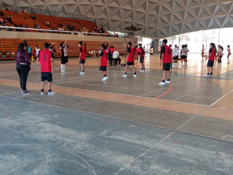 Juegos Deportivos Escolares de Educación Básica del Ciclo Escolar 2021-2022 en la especialidad Voleibol en la Alcaldía Miguel Hidalgo.
