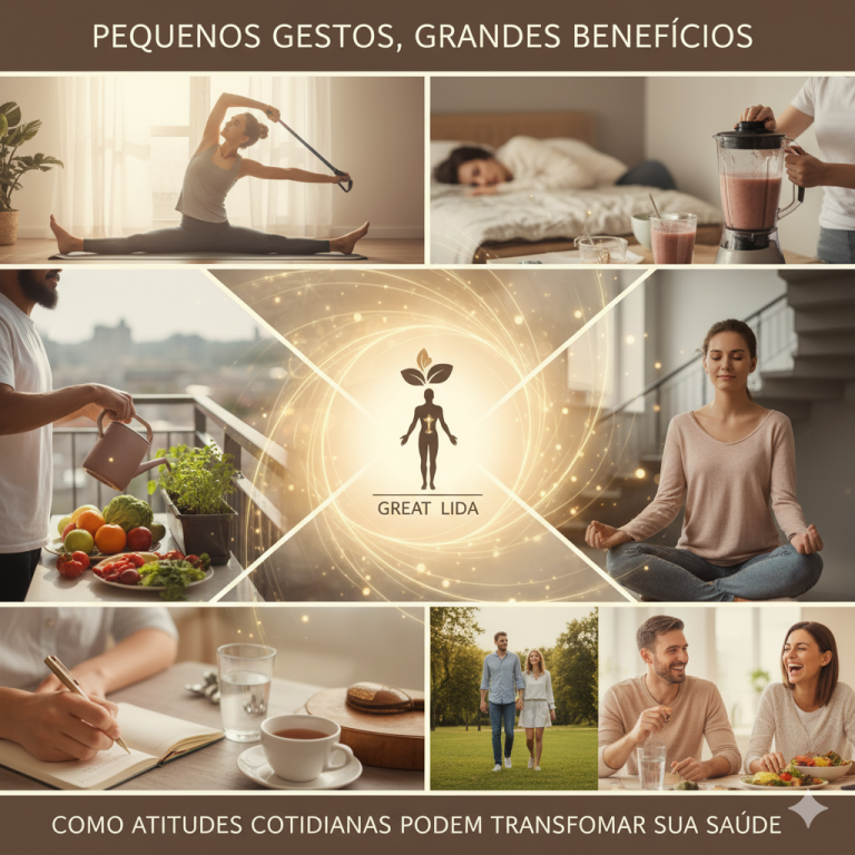PEQUENOS GESTOS, GRANDES BENEFÍCIOS: COMO ATITUDES COTIDIANAS PODEM TRANSFORMAR SUA SAÚDE