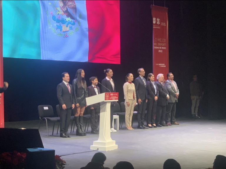 Gala en la Ciudad de México Premian a los Mejores Deportistas de la Capital en la Ceremonia a lo Mejor del Deporte de la Ciudad de México 2022