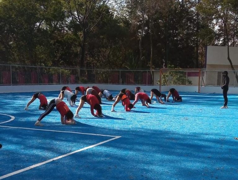 Actividades de Animación y Porra Acrobática, en el Deportivo Parque Lira