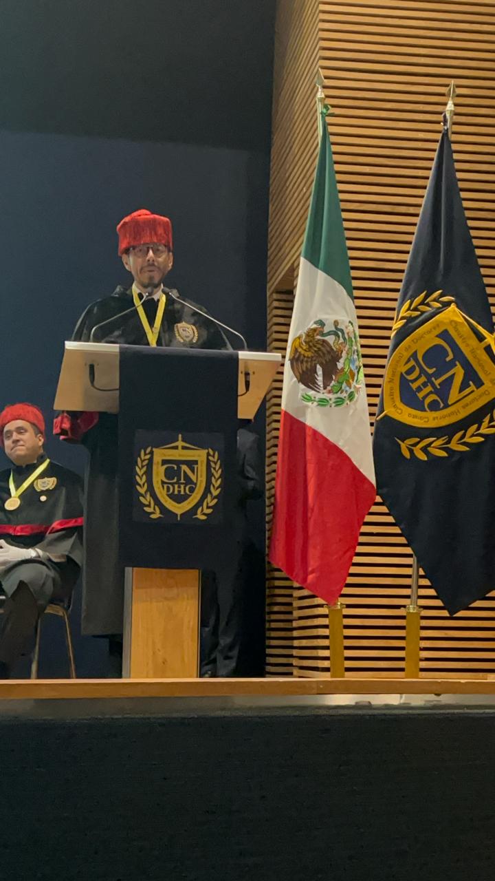 Reconocimiento a Alfonso Geoffrey Recoder Renteral como Doctor Honoris Causa.