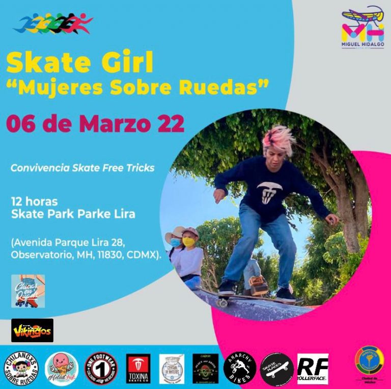 #SKATEFESTMIGUELHIDALGO #MUJERESSOBRERUEDAS