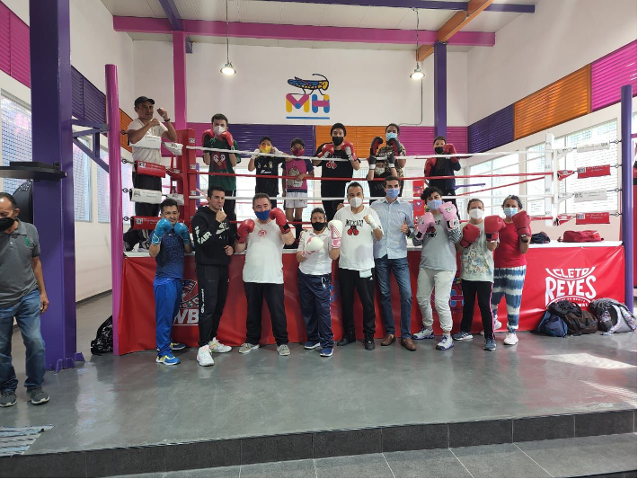 Clase Exhibición de Box en el Deportivo Parque Lira, Alcaldía Miguel Hidalgo